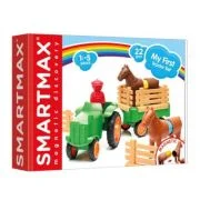 Joc magnetic Smart Max, My First Tractor, Primul meu tractor, 22 piese