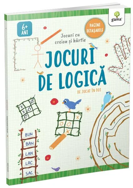 Jocuri de logică de jucat în doi - Paperback brosat - Gama