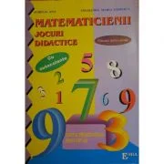 Jocuri didactice matematice, Caietul prescolarului cu autocolante - Smaranda Maria Cioflica