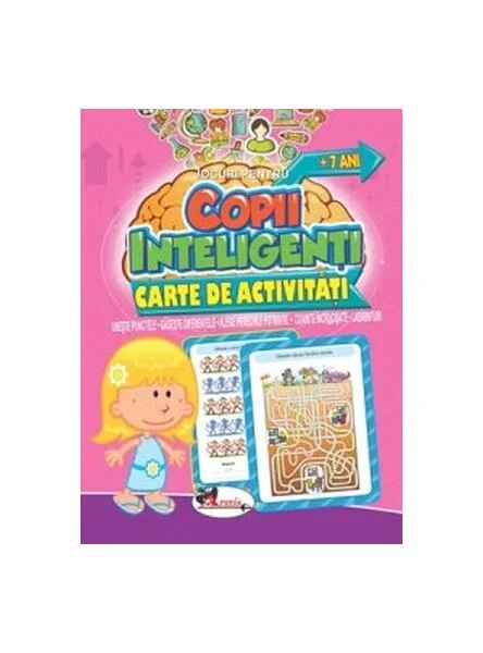 Jocuri pentru copii inteligenți, +7 ani. Carte de activități - Paperback - *** - Aramis