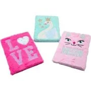 Jurnal CNX A5-4, A5, coperta velur, model lebada/love