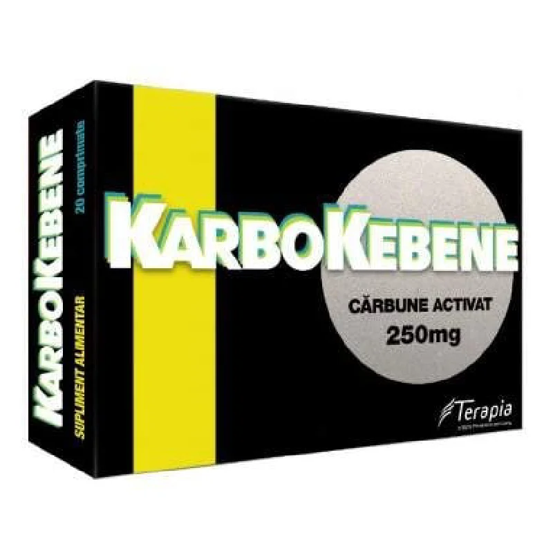KarboKebene, 250 mg, 20 comprimate, Terapia
