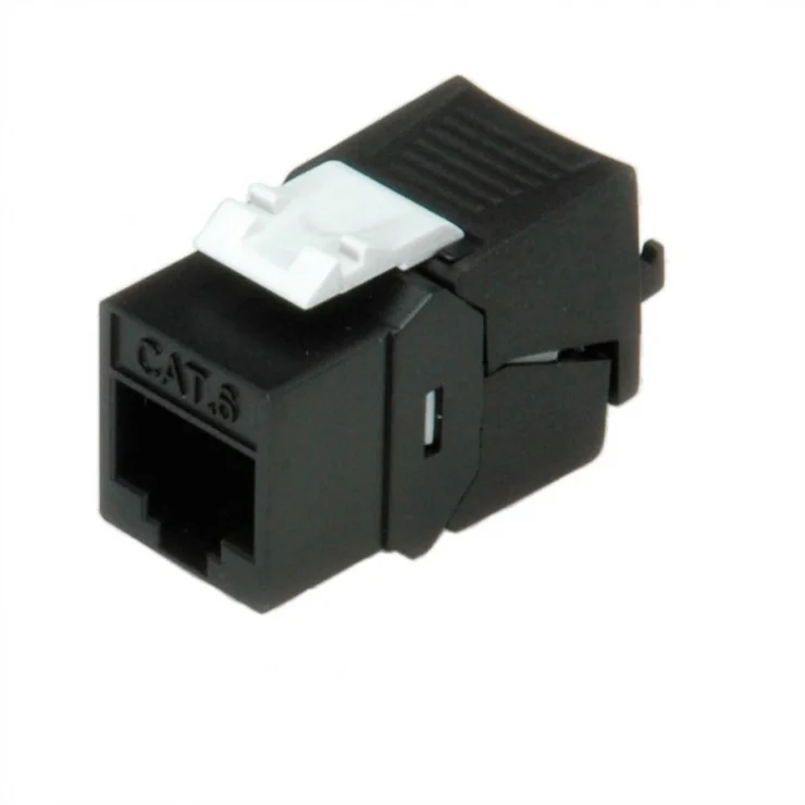 Keystone modular RJ45 Cat.6 UTP toolfree, Roline 26.11.0352