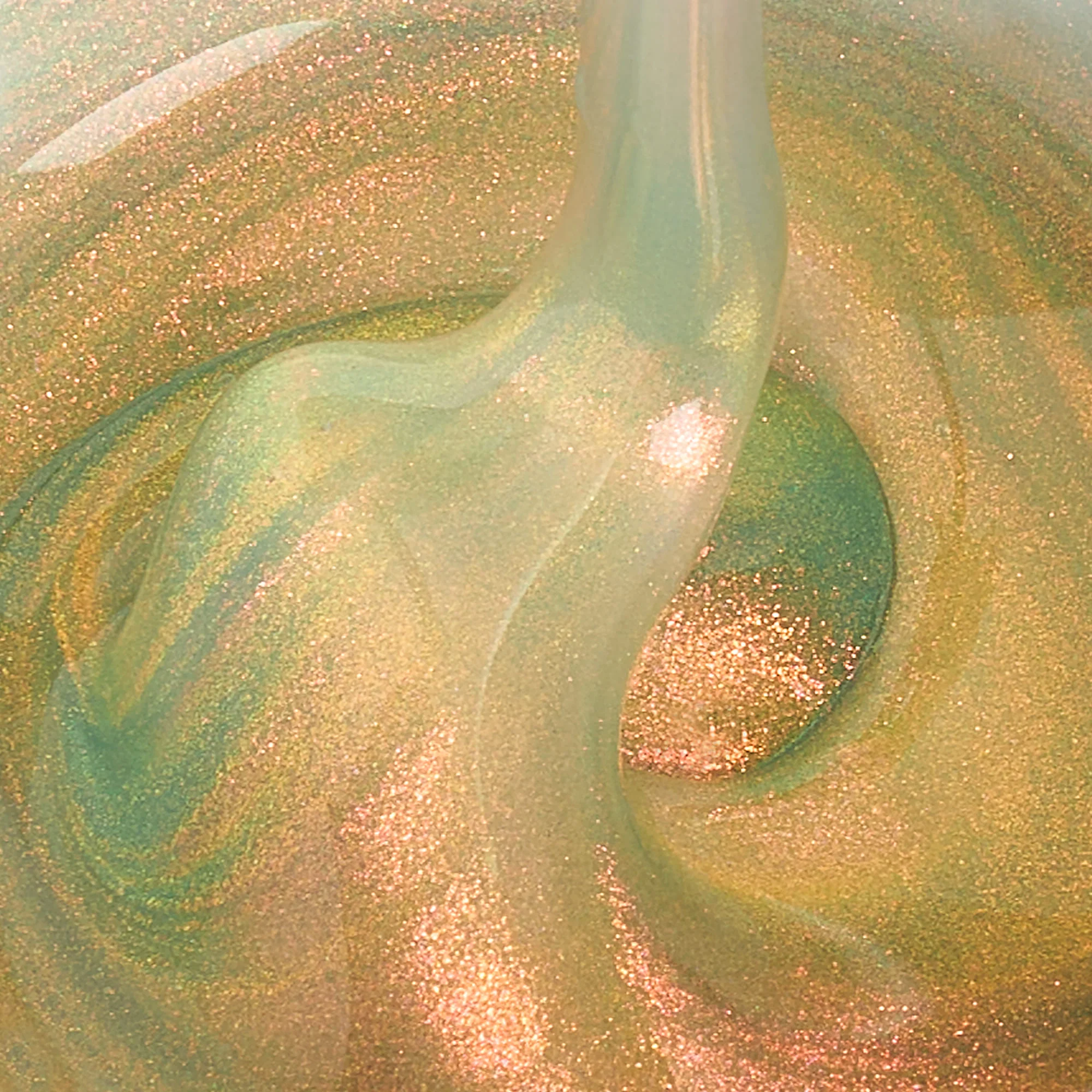 Kievskaya Freeze Gel Ice Princess – Gel Builder Lichid Alb Translucid cu Sclipici Fin