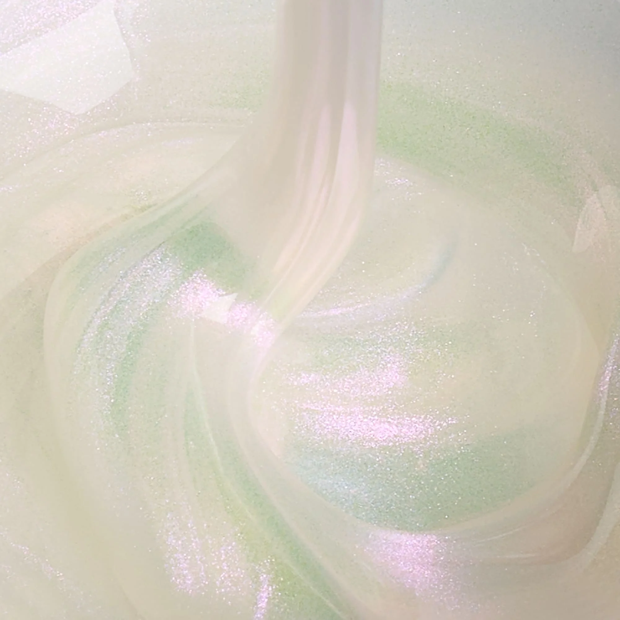 Kievskaya Freeze Gel Sea Foam – Gel Builder Lichid Verde Mentă Perlat cu Sclipici Fin