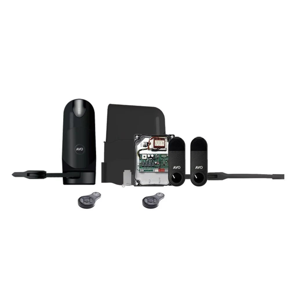 Kit automatizare poarta batanta AVO ARTO PRO, 2.3 m/canat, 250 Kg, 115 W, 24 V, Iluminare LED, Blueotooth