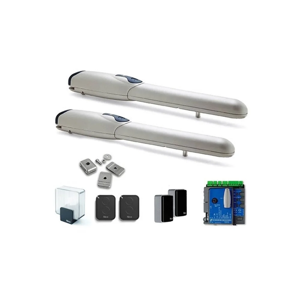 Kit automatizare poarta batanta Nice Wingo 2024, 200 Kg/canat, 2 m/canat, 24 V