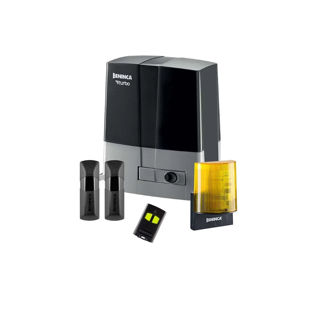 Kit automatizare porti culisante Beninca KBULL624 TURBO, 600 Kg, 24 VDC