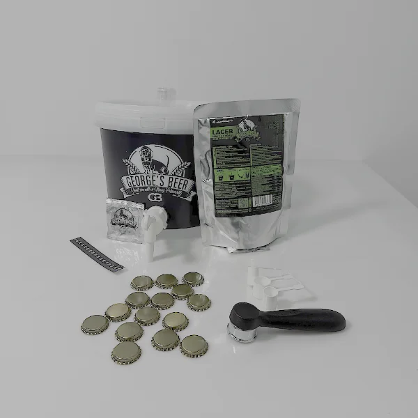 Kit bere George's Beer Lager pentru 5 L (include malt)