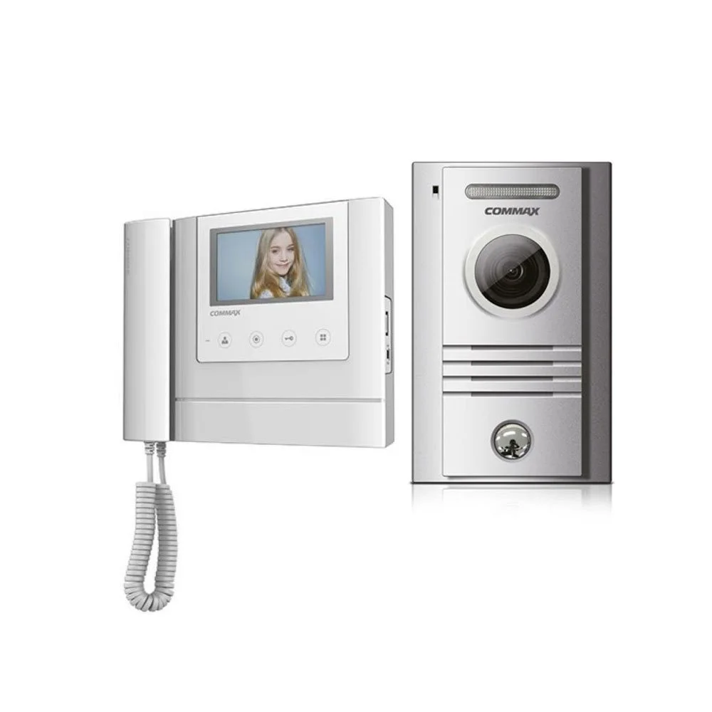 Kit videointerfon Commax ECO SET CDV-43N, 1 apartament, display LCD 4.3 inch, aparent