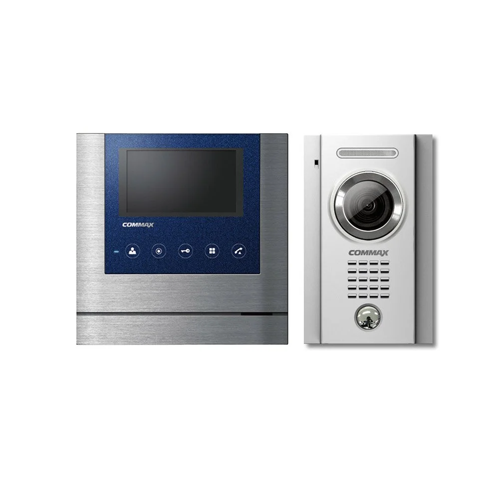 Kit videointerfon Commax ECO SET H, 1 familie, 4 inch, aparent