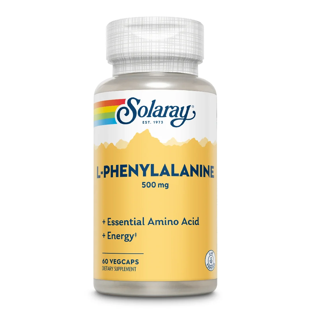 L-Phenylalanine 500mg Solaray, 60 capsule, Secom