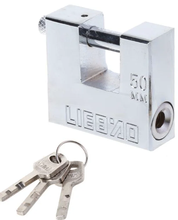 Lacat metalic 50MM cu deschidere orizontala