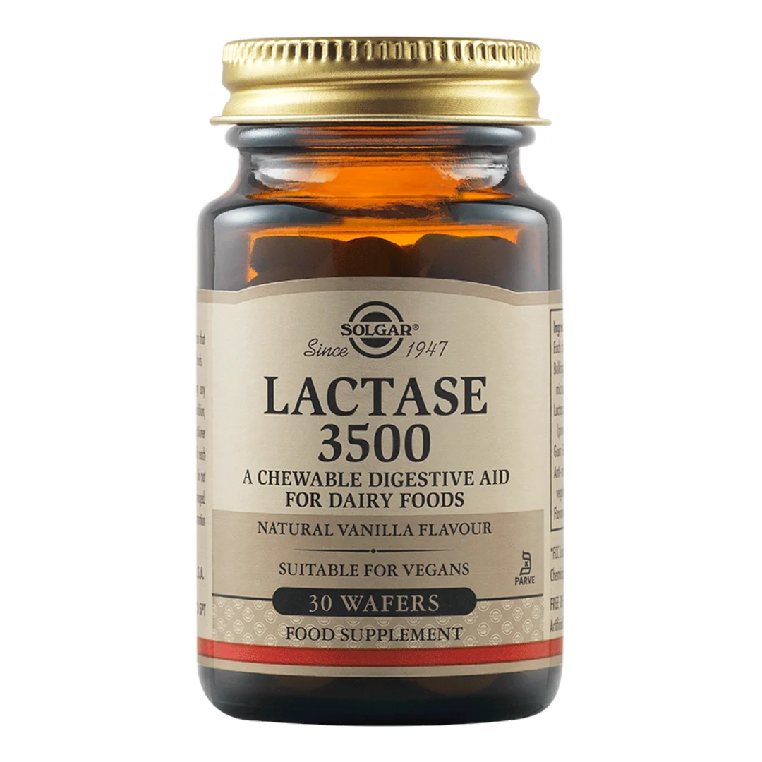 Lactaza 3500, 30 tablete, Solgar