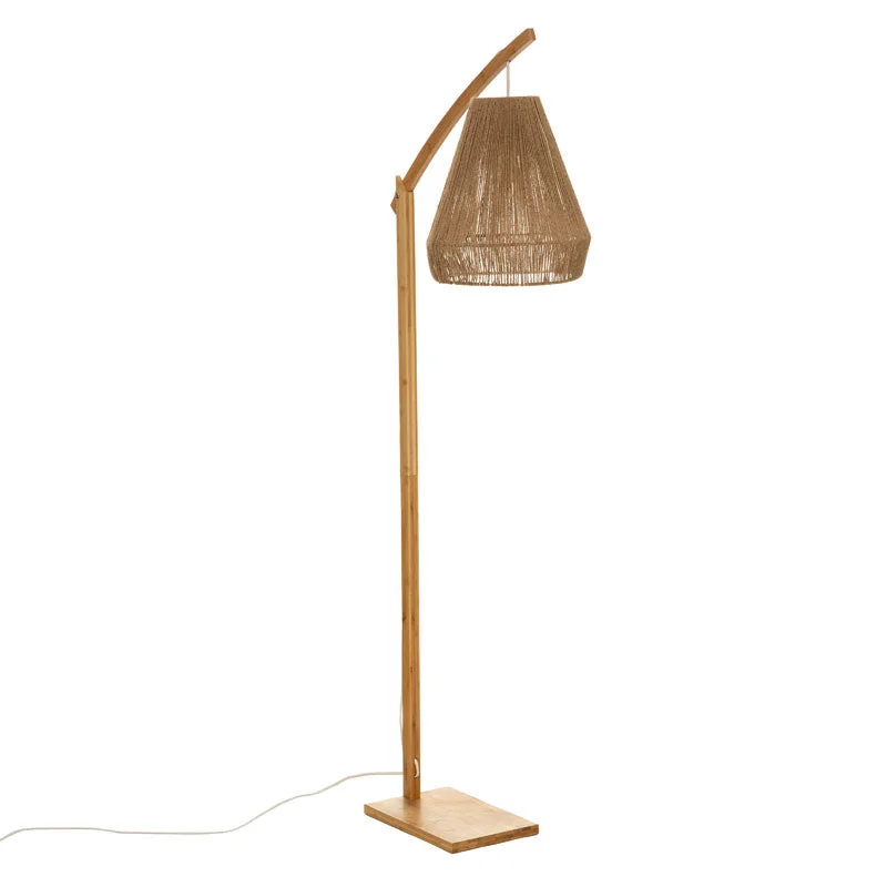 Lampa de podea Sean  E27 60W bambus bej 52x30x158cm