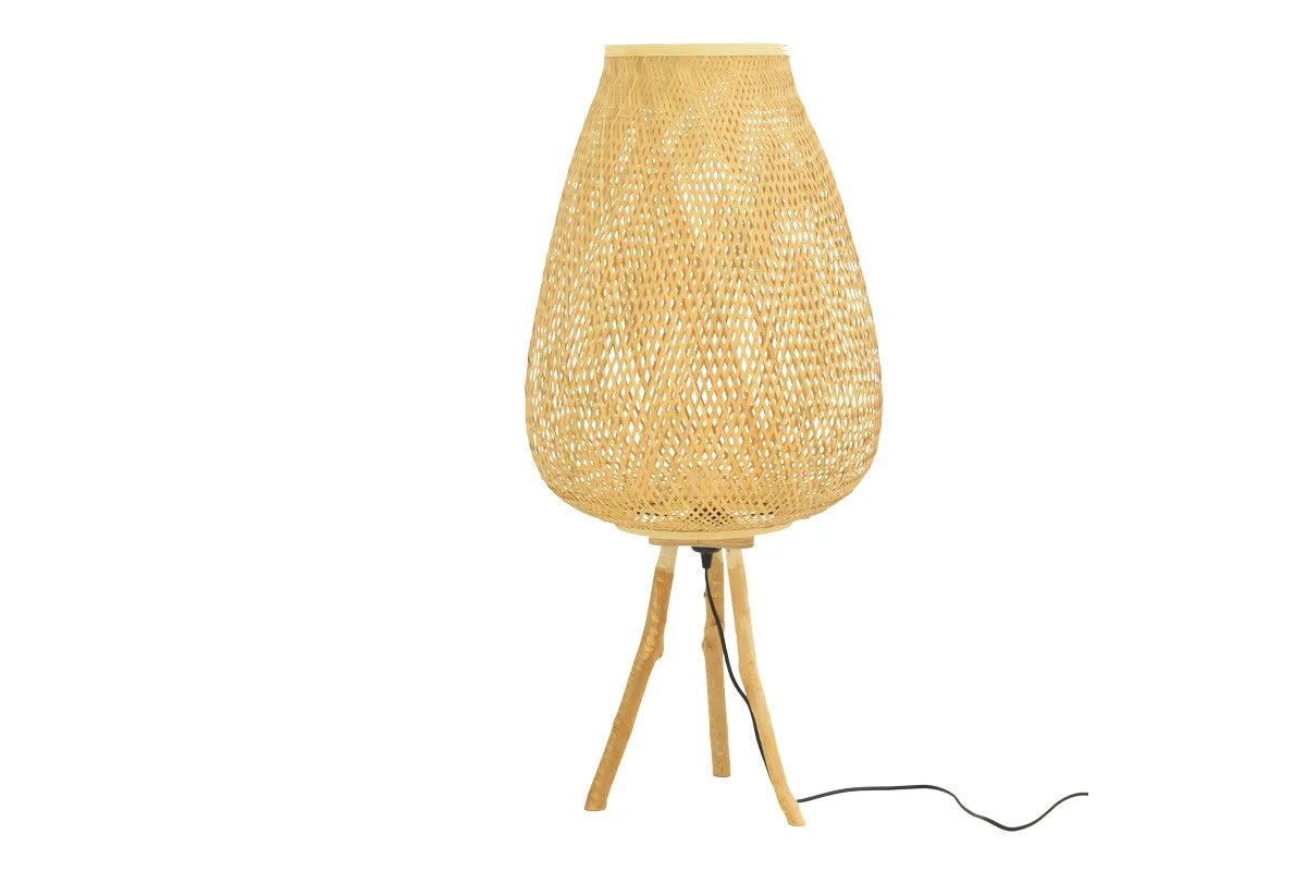 Lampa de podea Vazel  E27 bambusNatural D46÷94cm