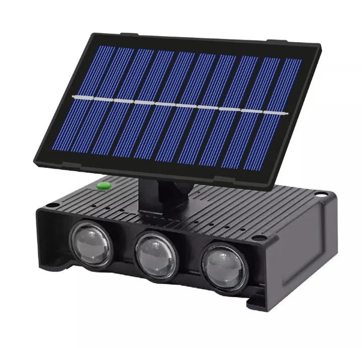 Lampa Solara de Perete Dubla cu Panou Solar 6 LED