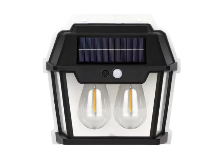 Lampa solara de perete HW 999-2W cu led inductie si senzor miscare