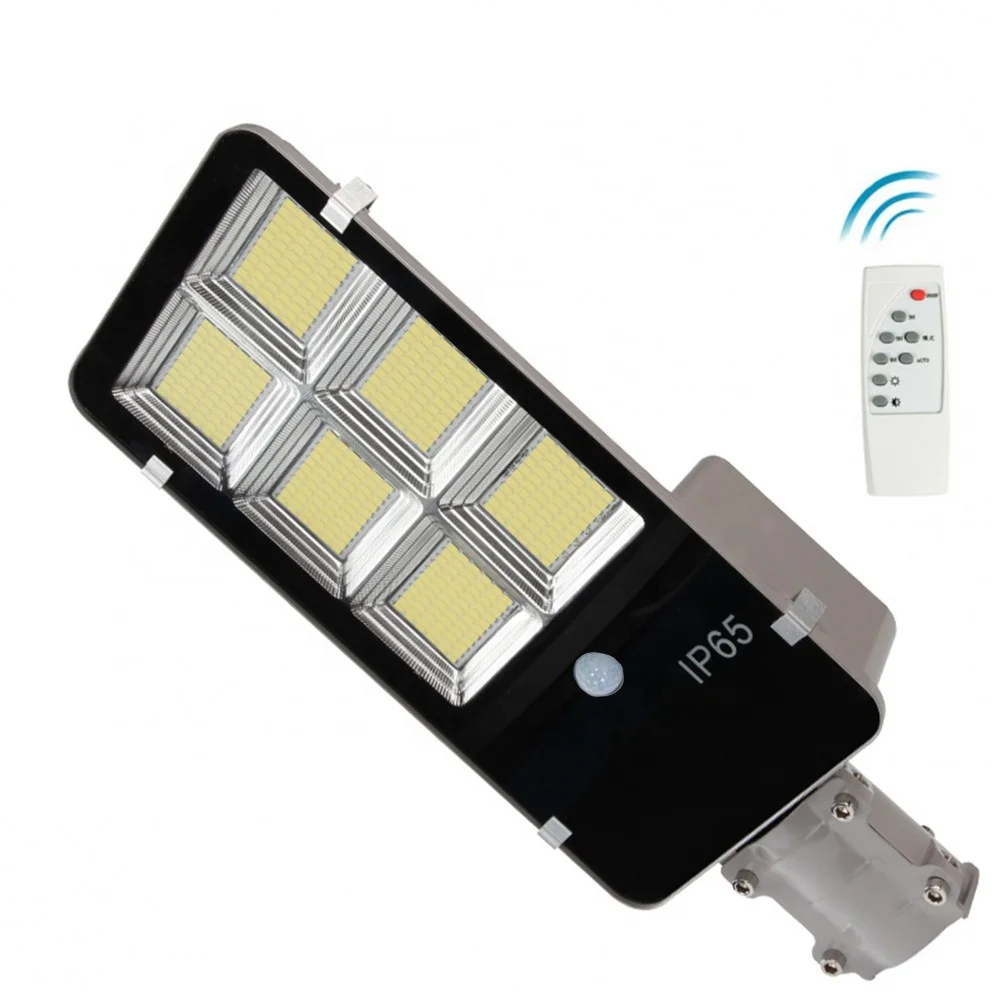 Lampa Stradala 300W 300 LED  COB  Cu 6 CASETE Panou Solar si Telecomanda