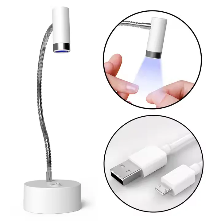 Lampa UV Led Flexibila Touch Cure Pentru Uscarea Tipsurilor Reutilizabile 3W - Everin