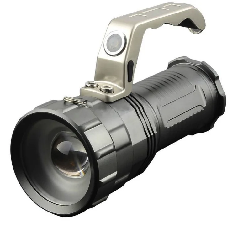 Lanterna Argintie cu MANER Max 800 Lumeni cu Zoom