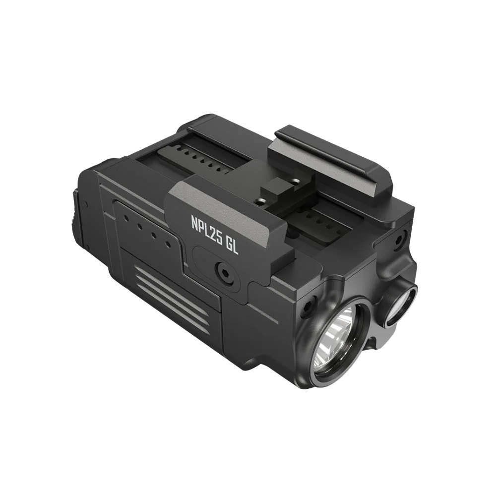 Lanterna cu prindere pe sina Nitecore NPL25 GL, 900 lm, 216 m, laser verde