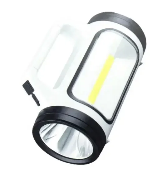Lanterna de mana cu iluminare dubla si incarcare solara led cob YC 202