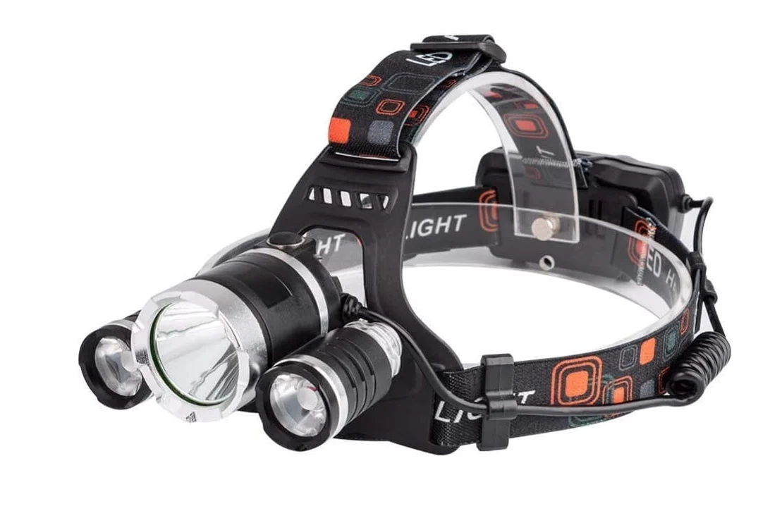 Lanterna frontala RJ 3000 Aluminiu Led 3 x CREE-XM-L T6 3000 Lumeni