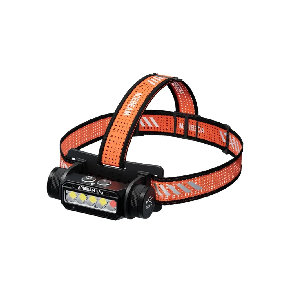 Lanterna profesionala pentru cap Acebeam H35 5-Core, 2600 lumeni, 170 m