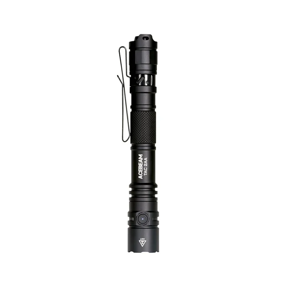 Lanterna tactica Acebeam TAC 2AA Black, 1600 lumeni, 181 m