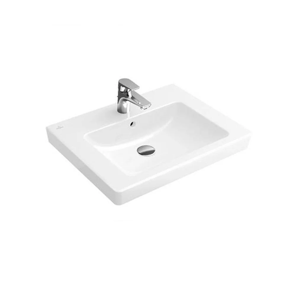 Lavoar baie suspendat alb 60 cm, dreptunghiular, Villeroy  Boch Subway