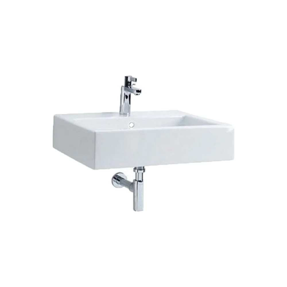 Lavoar baie suspendat alb lucios 60 cm, dreptunghiular, Kolo Twins
