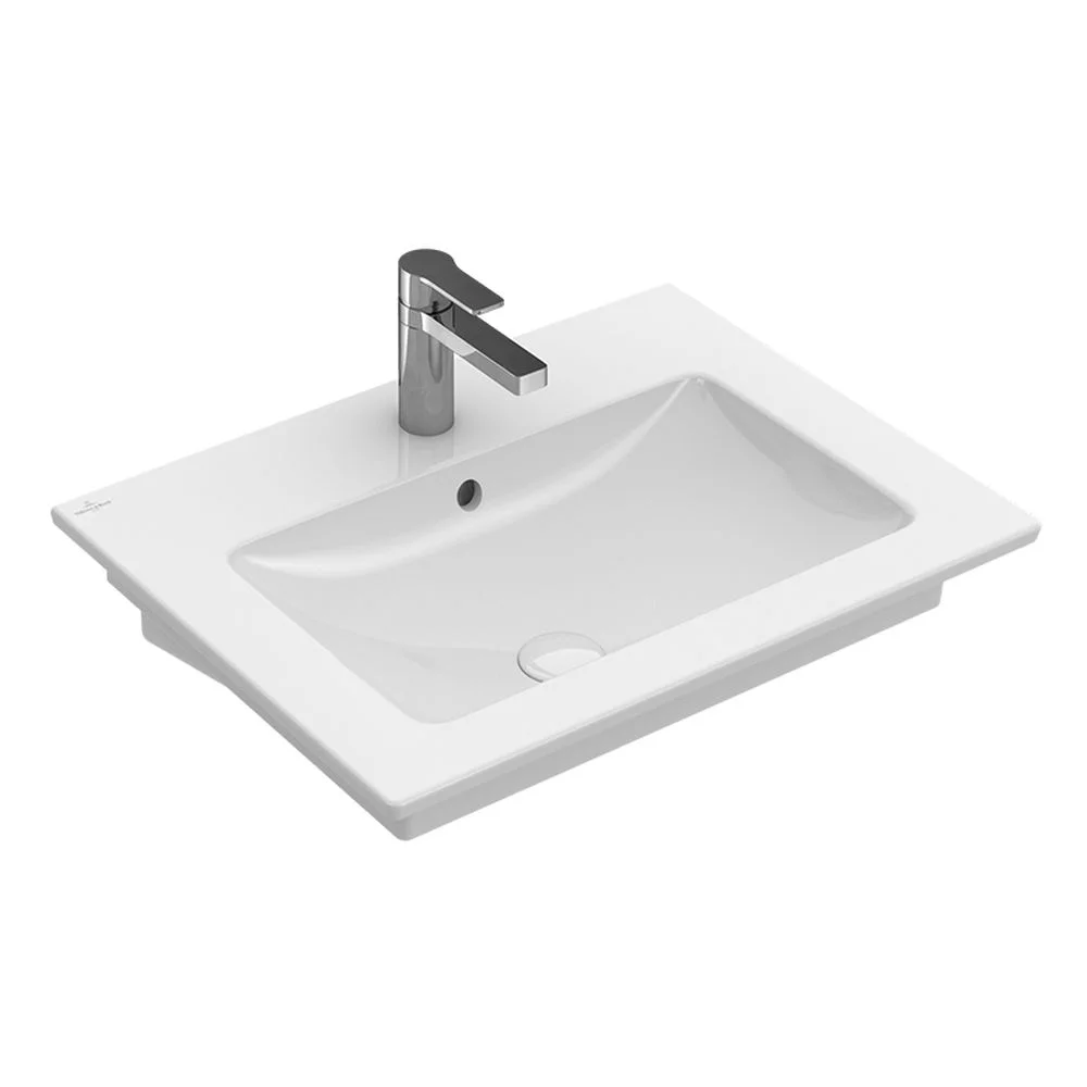 Lavoar baie suspendat alb lucios 60 cm, dreptunghiular, Villeroy  Boch Venticello