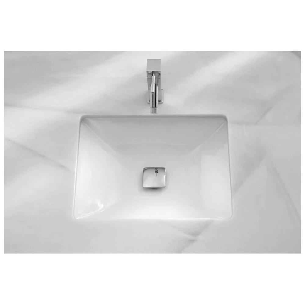 Lavoar incastrat alb 55 cm, dreptunghiular, Gala Aida