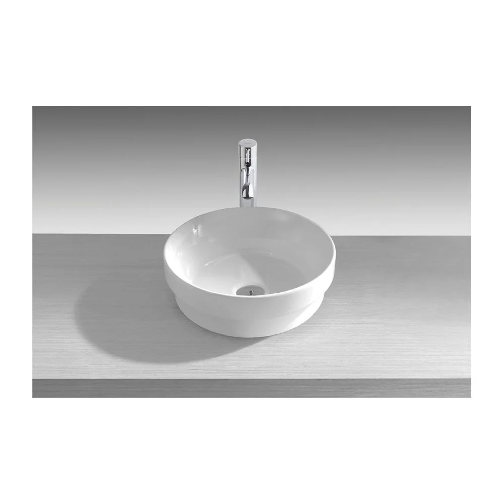 Lavoar pe blat alb 40 cm, rotund, Gala Circle