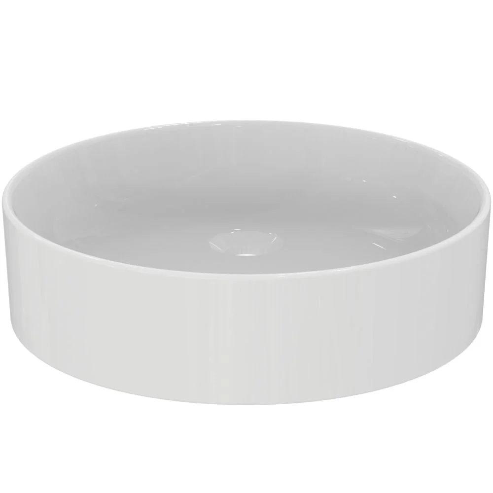 Lavoar pe blat alb 45 cm, rotund, Ideal Standard Conca