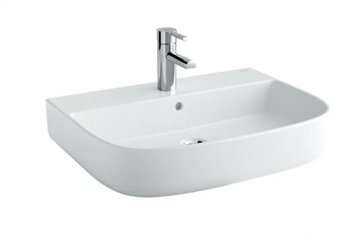 Lavoar pe blat alb 60 cm Gala Mid