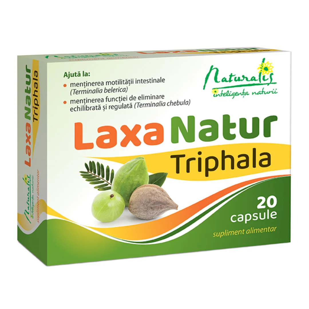 LaxaNatur Triphala, 20 capsule, Naturalis