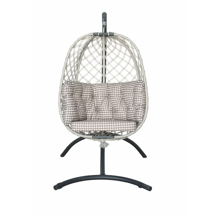 Leagan suspendat PALERMO, bej, 124x118x186 cm