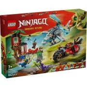 LEGO NINJAGO. Lupta la casa din copac cu vehicule ninja 71857, 642 piese