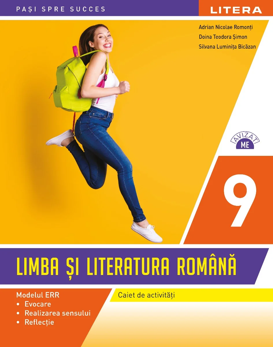 Limba si literatura romana. Caiet de activitati. Modelul ERR. Clasa a IX-a