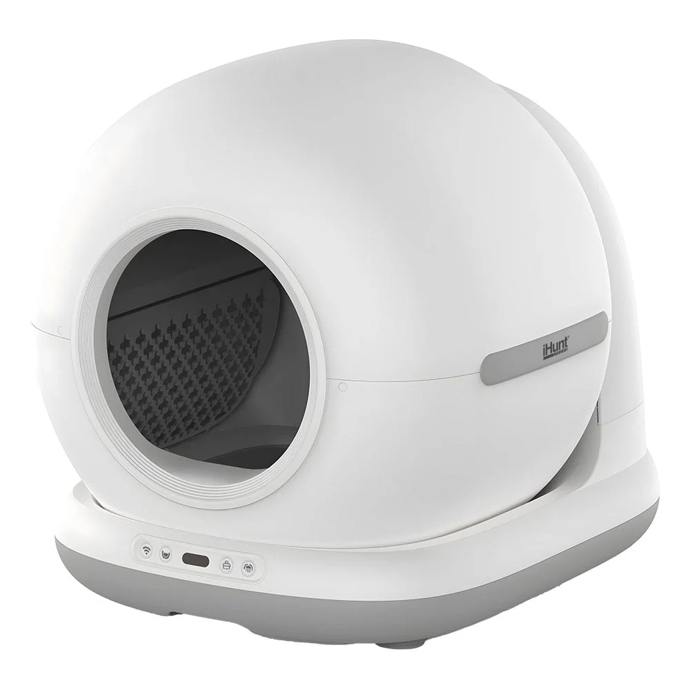 Litiera Automata iHunt Smart Cat Litter V6, Wi-Fi, Senzori, Aplicatie Smart