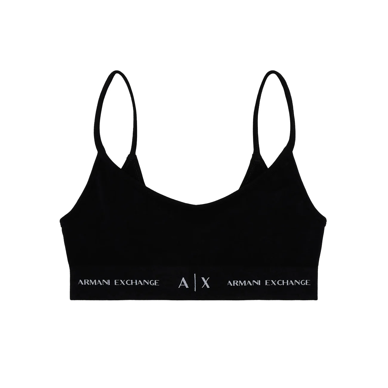 Logo lettering bralette black Xs, s