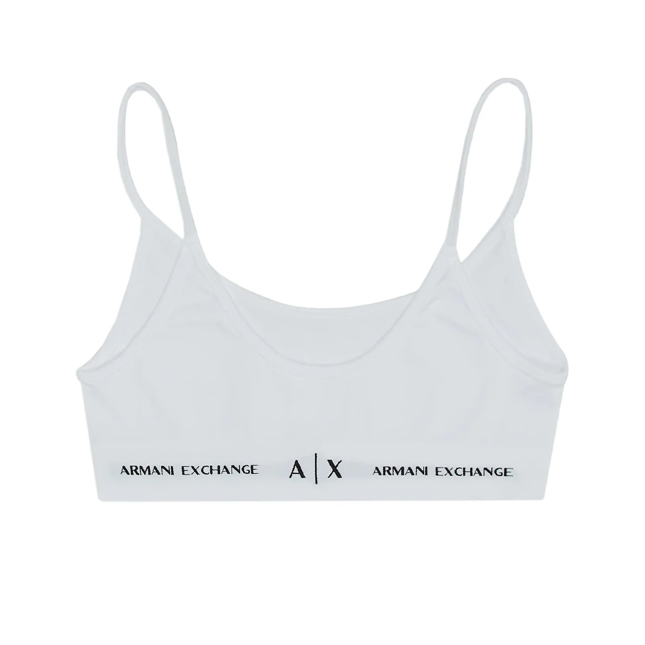 Logo lettering bralette white L, m