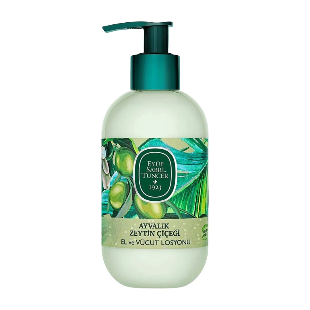 Lotiune de maini si corp cu ulei natural de masline Ayvalik Olive Blossom 280ml, Eyup