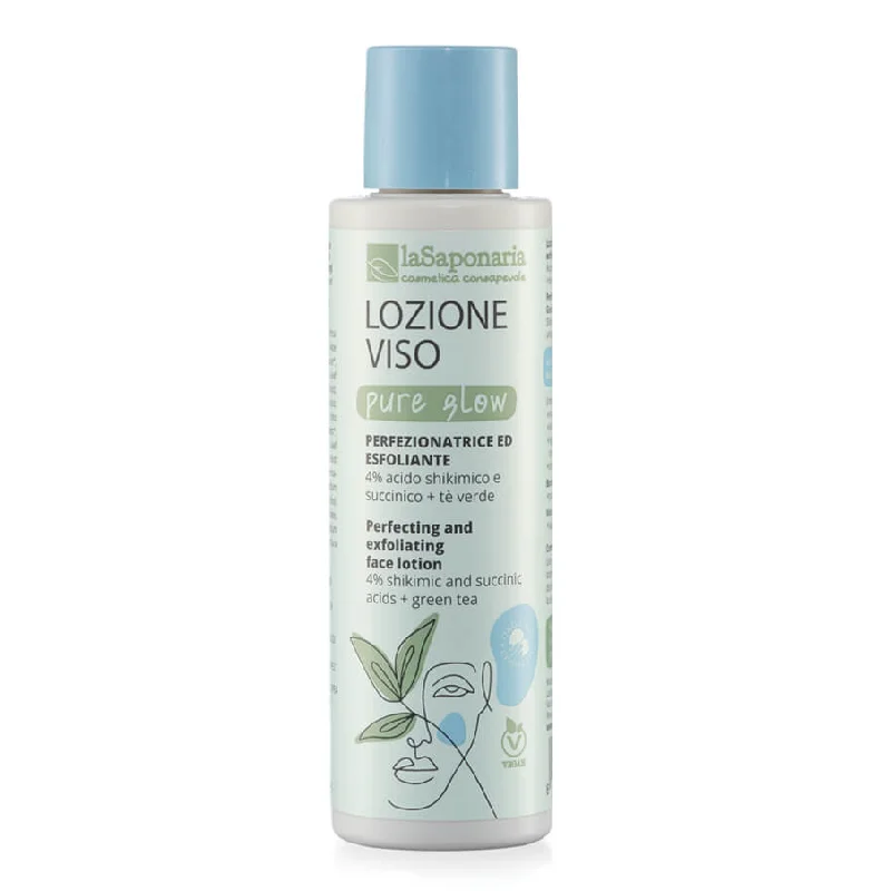 Lotiune pentru fata exfolianta si iluminatoare, 150ml, La Saponaria