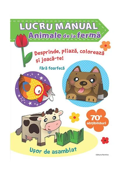 Lucru manual – animale de la fermă - Paperback - Agnieszka Niedzwiadek - Nomina