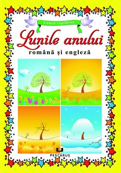 Lunile anului în română și engleză - Paperback - *** - Pescăruș