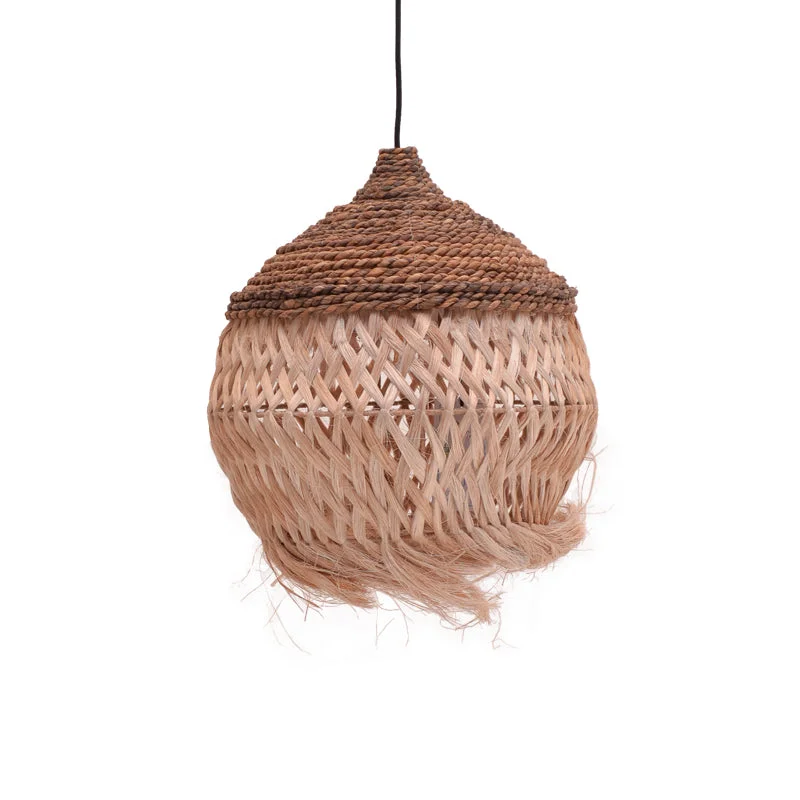Lustra Fiorine abaca Natural 55x55x70+ cm