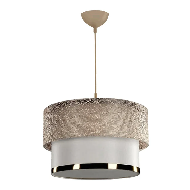 Lustra PWL-1090  E27 aur alb D30x20cm